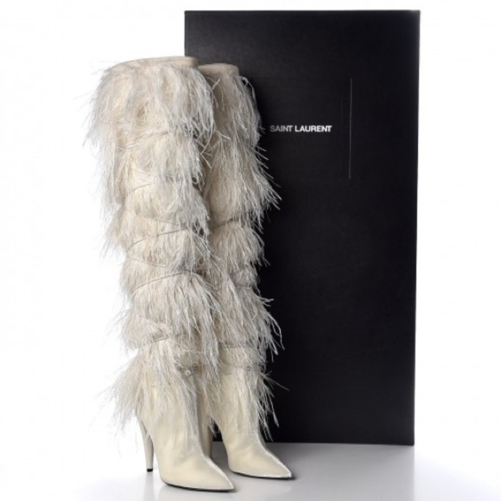‼️SOLD‼️ 😍 Saint Laurent Yeti Boots size 38 😍 - Picture 10 of 10